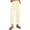 Beige-01, variant on Mitankcoo Women's Elastic Waist Pants with Pockets - Solid Color Relaxed Fit - Casual Comfort Long Trousers