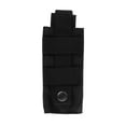 thumbnail image 4 of Bag Compact Carrier Nylon Flashlight Pouch Bag Attach to Hunting Backpack Belt - Black, 4 of 7