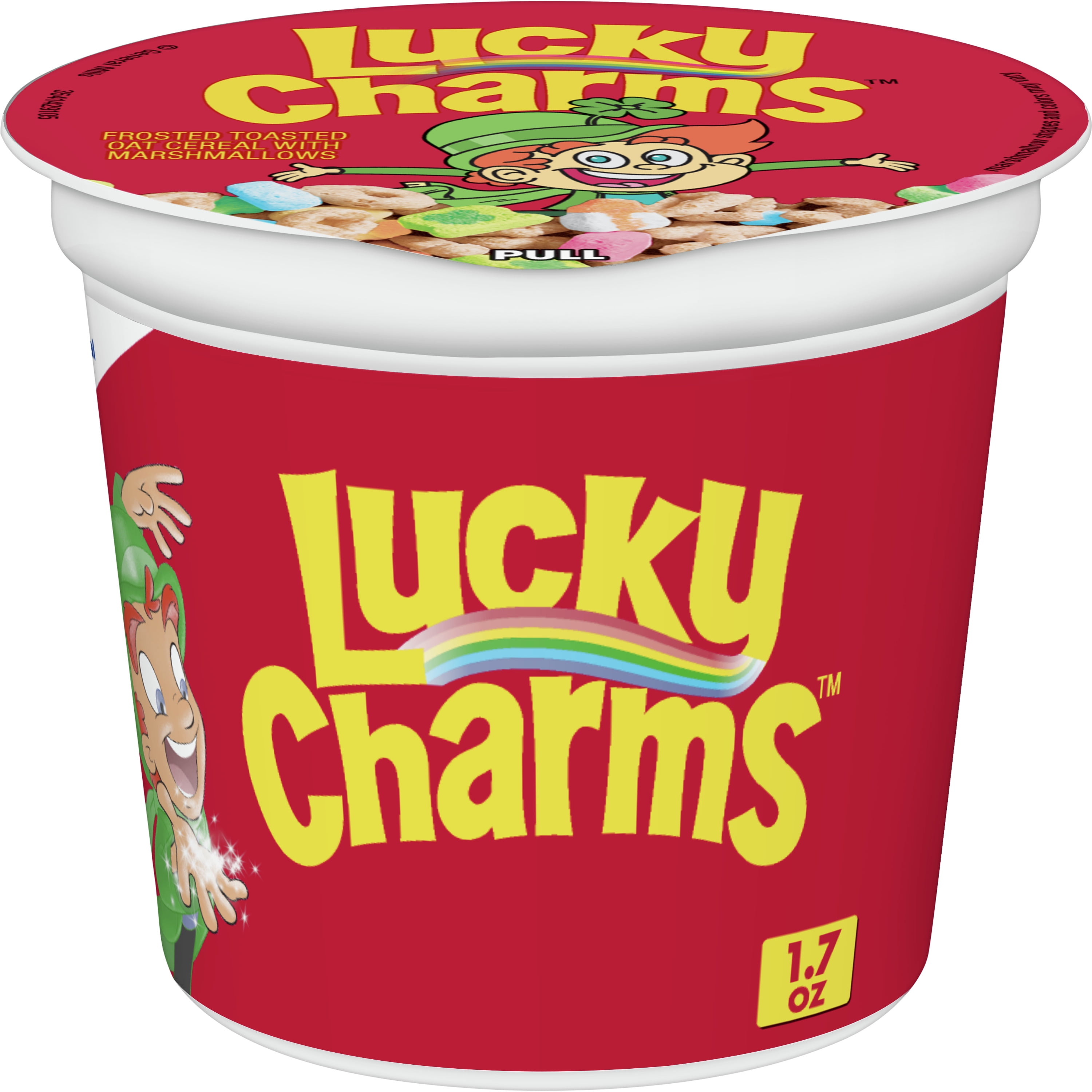 Lucky Charms Gluten Free Breakfast Cereal Cup 1.7 oz (Pack of 12)