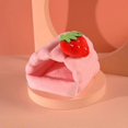 thumbnail image 2 of Rat Hamster House Bed Winter Warm Fleece Small Pet Chinchilla House Accessories Pink L(20*19*15CM), 2 of 4