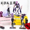 thumbnail image 2 of Kawaii LOL KDA Girl Group Figure Acrylic Stands Toys Cute Anime Game Akali Ahri Kasa Eveline Room Decor Birthday Gift for Girls Gao Jinjia LED, 2 of 2