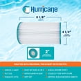 thumbnail image 3 of Hurricane 2 Pack HF4607-02 Advanced Pool and Spa Filter Cartridge Replacement, 3 of 5