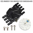 thumbnail image 3 of TopOne Ignition Distributor Cap Rotor Kit Brass Terminals Distributor Cap 8M0061335 Replaces Compatible for Mercury, 3 of 8