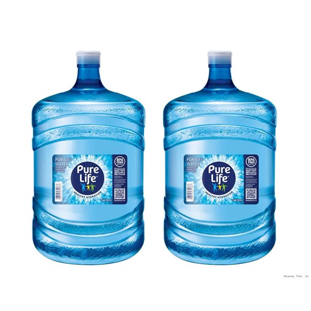 Pure Life Distilled Water (5 Gallon Bottles 2 Bottles (10 Gallons))
