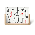 thumbnail image 1 of Musique Notation Combinaison Coloré Modèle Photo Cadre Photo en Bois Affichage de Table, 1 of 3