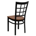 thumbnail image 4 of Bowery Hill Black Window Back Dining Chair in Cherry, 4 of 5
