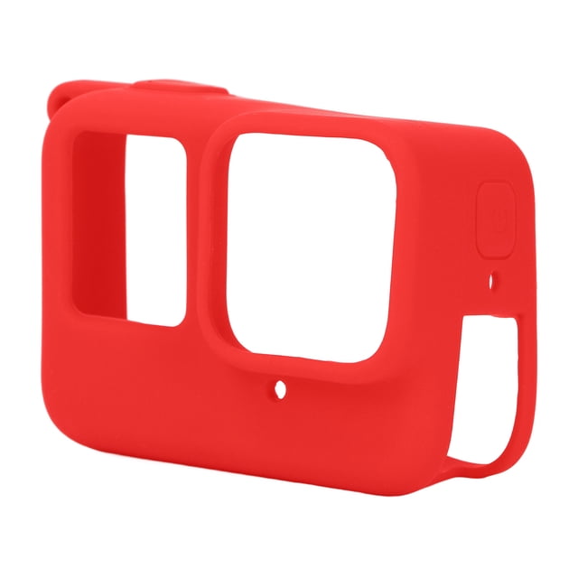 Action Camera Silicone Case Lens , Waterproof Protective Cover Case with Precut Ports, Washable Portable Camera Accessories for Ace Pro