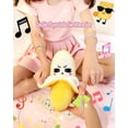 thumbnail image 4 of Interactive Musical Plush Toy with Sounds, Banana Shape Sensory Activity Toy for Multiplayer Interaction, Christmas Birthday Gift., 4 of 5
