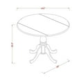 thumbnail image 5 of East West Furniture 5 Pc Dining Set Consist of a Round Dining Table and 4 Parson Chairs, 5 of 7