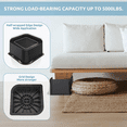 thumbnail image 3 of Bed Risers 3 Inch Heavy Duty, 4.8x4.8In Wide Opening Furniture Risers 4 Pack,Bed Lifts Risers for Sofa,Bed Frame,Tables, 3 of 5