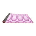 thumbnail image 2 of Ahgly Company Indoor Round Trellis Pink Contemporary Area Rugs, 7' Round, 2 of 4