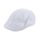 thumbnail image 4 of Gorra plana de malla para hombre, deportiva, informal, para pintor, para jardinería, viajes y senderismo. Blanco, 4 of 9