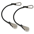 thumbnail image 2 of Set of 2 Black and Metallic Silver Shock Cord with Roller 2", 2 of 2