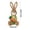Green, variant on ToyKingdee Spring Easter Bunny Plush Stuffed Toy with Carrot, Large Home Decor Figure