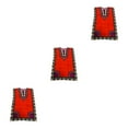 thumbnail image 2 of maskred Robe de Vacances à la Mo pour Femmes Boho Ethnique Élégante Tunique en Vrac Robe Orange 3Set, 2 of 6