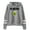 Gray, variant on The Substance 2024 Hoodie Pocketless Parallel Bars Sleeve Streetwear Women Men Hooded Sweatshirt