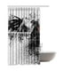 BOSDECO Rideau de Douche en Polyester Imperméable à l'Eau Eagle 66x72 Pouces – image 2 sur 2