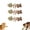 Brown, variant on 3-pack Catnip Silvervine and Gall Fruit Cat Chew Toy, 3-in-3 Fish Bone Shaped Molar Stick, Natural Teething Toy for Dental Cleaning