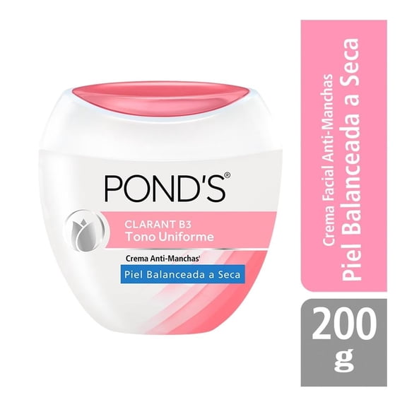 Crema facial Pond´s Clarant B3 anti-manchas piel balanceada a seca 200 g