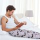 thumbnail image 5 of Fotbe Dachshund Dog Pantalones de Pijama para Hombre, Pantalones de Dormir, Pantalones de Casa con Cintura Ajustable y Bolsillos-Small, 5 of 6