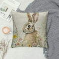thumbnail image 2 of Nawypu Easter Pillow Covers He is Risen Eggs Rabbit Bunny Ears Easter Decorations Outdoor Pillows Decorative Throw Pillows Cases Decorations Spring Cushion Covers for Home Couch, 2 of 5