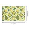 thumbnail image 5 of Area Rugs For Living Room Decor - Cute Sweet Durian Anti Slip Throw Washable Rugs 3x5 For Bedroom, Soft Indoor Carpet For Bedroom Living Room 60x39In, 5 of 5