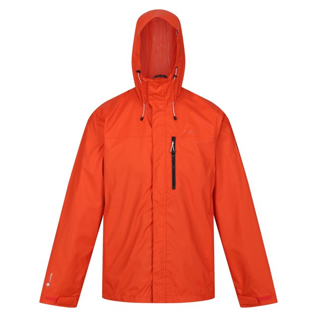 Regatta - Chaqueta Impermeable Baslow para Hombre (Naranja Oxidado)