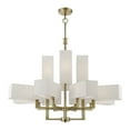 thumbnail image 4 of Livex Lighting - Rubix - 12 Light Extra Large Foyer Chandelier In Contemporary, 4 of 13