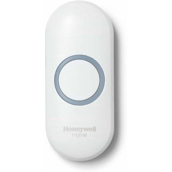 Home RPWL400W2000 Series 3, 4, 5, 9 Wireless Doorbell Push Button with Halo Light, White