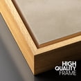 thumbnail image 6 of Framed Canvas Wall Art Minimalist Foggy Mountain Landscape Print for Living Room Decoration - 24"x36" NATURAL, 6 of 8