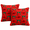 Red, variant on Christmas Pillow Cover 18x18, Pack of 1 3D Christmas Tree Knitted Throw Pillow Cover, Textured Christmas Decorations for Couch Sofa Living Room