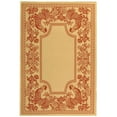 thumbnail image 6 of SAFAVIEH Courtyard Claire Rooster Indoor/Outdoor Area Rug, 6'7" x 9'6", Natural/Red, 6 of 10