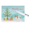 thumbnail image 4 of Carolines Treasures CK3476LCB Papillon Christmas Tree Glass Cutting Board - Large, 4 of 4