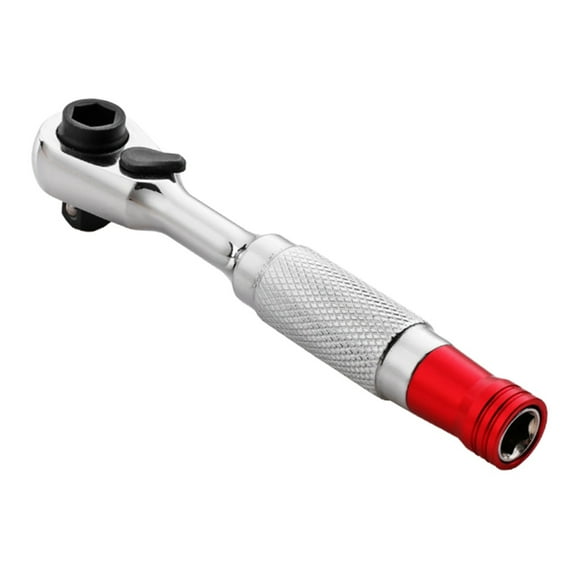 Double Head Ratchets Wrench With Antislip Grip 360 Degree Rotating Head For Tight Space Home Car Repair