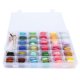 thumbnail image 1 of Juego de hilos de poliéster de 96 colores para costura y reparación de prendas Kit completo de hilo de bordar, 1 of 8