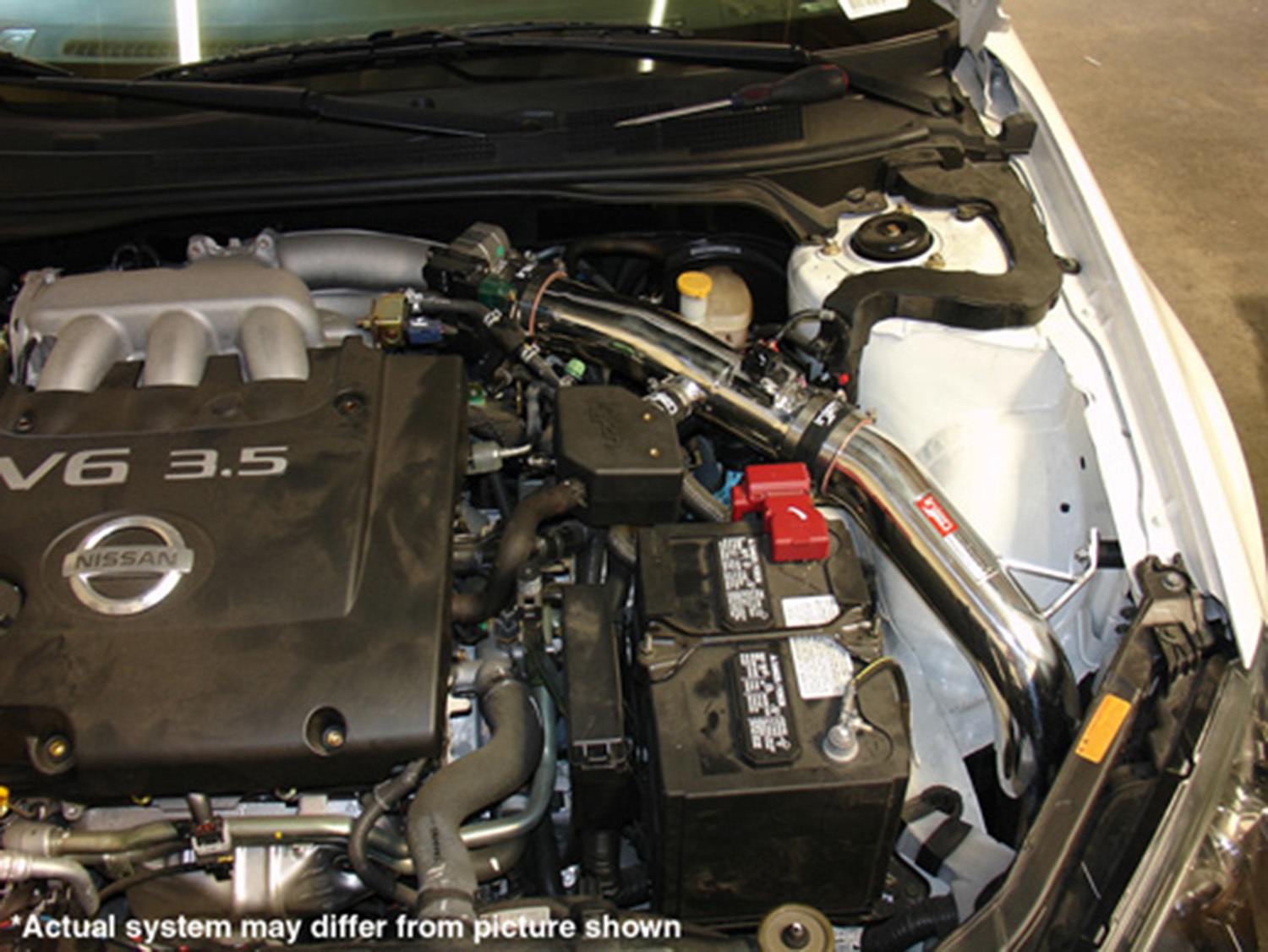 Injen 04-06 Altima 3.5L V6 Black Cold Air Intake Fits select: 2004-2006 NISSAN ALTIMA
