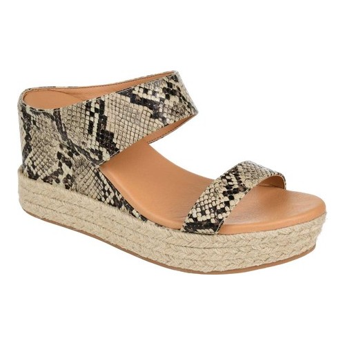 espadrille wedge slide