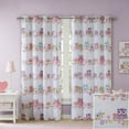thumbnail image 3 of Mi Zone Wise Wendy Kids Blackout Curtain, Floral and Owl Print Window Panel, 1-Piece 50x84 , Multi Color, 3 of 9