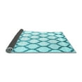 thumbnail image 2 of Ahgly Company Indoor Square Trellis Light Blue Contemporary Area Rugs, 8' Square, 2 of 4