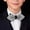 Silver, variant on Boys Formal Leather Bow Tie 5-10 Years Classic Elegant Bowtie for Wedding Party School Performance