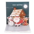 thumbnail image 1 of 3D Christmas Cards, Hot Silver Process Greeting Card With Envelope Sticker For Gift For Decoration D Style,E Style,F Style, 1 of 8