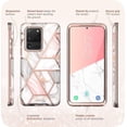 thumbnail image 6 of i-Blason Cosmo Series Case for Samsung Galaxy S20 Ultra 5G (2020 Release), Slim Stylish Protective Case with Built-in Screen Protector (Marble), 6 of 7