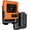 Orange, variant on Case with Clip for Motorola RAZR 2022 Flip Phone, Nakedcellphone [Grid Texture] Slim Hard Shell Cover and [Rotating/Ratchet] Belt Hip Holster Holder Combo for Moto RAZR 3 5G