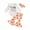 White, variant on Musuos Baby Girls Halloween 3PCS Sets 0-18Months Long Sleeve O Neck Romper Pumpkin/Pumpkin Pie Print Pants Headband Sets