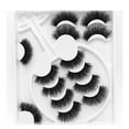 thumbnail image 1 of Pestañas naturales, pestañas postizas, pestañas cortas, pestañas postizas de visón tenues, 7 pares con pestañas postizas de visón 8D, pestañas naturales, pestañas de maquillaje, pestañas postizas, 1 of 3