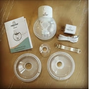 NECTAR Wireless and Hands-Free Electric Breast Pump - 12 Suction Levels, Massage Mode, BPA-Free, Portable, and Smart LCD Display
