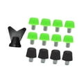 thumbnail image 2 of Pieles de zapatos de zapatos de fútbol de 12 piezas Caballeros de rugby M6 Spikes de zapatillas de fútbol para zapatillas de fútbol para zapatillas de Verde 8 mm negro 11 mm, 2 of 8