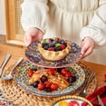 thumbnail image 5 of Vancasso Dinnerware Set, Porcelain Plates and Bowls Set for 4, 12 Pieces Ceramic Boho Dish Set for Kitchen, Dishwasher and Microwave Safe, Series LUMI, 5 of 10