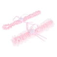thumbnail image 4 of Liga de del cordón de Liga nupcial del baile de Liga nupcial, cinturón de para las mujeres Rosado BLESIY Liga nupcial de la boda, 4 of 7
