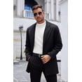 thumbnail image 5 of COOFANDY Mens Mock Turtleneck Long Sleeve Sweater Basic Thermal Turtle Neck Pullover Sweaters Top, 5 of 10
